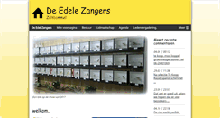 Desktop Screenshot of deedelezangers.nl
