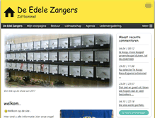 Tablet Screenshot of deedelezangers.nl